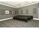 Community theater room with comfortable seating at 750 N Tamiami Trl # 302, Sarasota, FL 34236