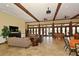 Spacious community room with comfortable seating and large screen TV at 13604 Messina Loop # 103, Lakewood Ranch, FL 34211