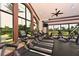 Fitness center with treadmills, elliptical machines, and large windows at 13604 Messina Loop # 103, Lakewood Ranch, FL 34211