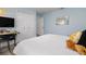 Cozy bedroom with built-in desk and storage at 23095 Langdon Ave, Port Charlotte, FL 33954
