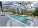 Relaxing screened pool with spa at 4407 67Th E St, Bradenton, FL 34203