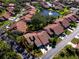 Aerial view showcasing the property's location in a community at 5915 Wilshire Blvd # 126, Sarasota, FL 34238