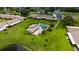 Aerial of community pool and surrounding homes at 6515 Heritage Ln # 2615, Bradenton, FL 34209