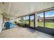 Bright sunroom featuring comfy seating and view of backyard at 6515 Heritage Ln # 2615, Bradenton, FL 34209