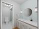 Bathroom with a toilet, vanity, and walk-in shower at 6515 Heritage Ln # 2615, Bradenton, FL 34209