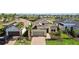 Aerial view of houses in a residential community at 10128 Morning Mist Ln, Sarasota, FL 34241
