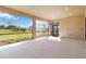 Spacious screened patio overlooking the backyard at 10128 Morning Mist Ln, Sarasota, FL 34241