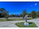 Community bocce ball court with seating area at 12797 Palatka Dr, Venice, FL 34293