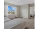 Bonus room with a sectional sofa and water views at 17015 Harvest Moon Way, Bradenton, FL 34211