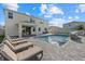 Beautiful pool and patio with lounge chairs at 17015 Harvest Moon Way, Bradenton, FL 34211