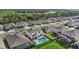 Aerial view of the house and surrounding community at 17015 Harvest Moon Way, Bradenton, FL 34211
