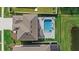 Aerial view of house with pool and backyard at 17015 Harvest Moon Way, Bradenton, FL 34211
