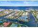 Wide aerial view of waterfront community at 208 Lewis Cir # 4A, Punta Gorda, FL 33950