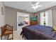 Bright bedroom with access to living area at 208 Lewis Cir # 4A, Punta Gorda, FL 33950