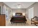 Cozy bedroom with a queen-size bed, and built in storage at 208 Lewis Cir # 4A, Punta Gorda, FL 33950