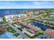 Aerial view of waterfront community at 208 Lewis Cir # 4A, Punta Gorda, FL 33950