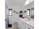 Clean bathroom with white vanity, shower, and toilet at 208 Lewis Cir # 4A, Punta Gorda, FL 33950