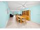 Bright dining area with a table and chairs at 3532 Lake Bayshore Dr # K117, Bradenton, FL 34205