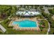 Resort-style pool with plenty of lounge chairs at 5706 Tidewater Preserve Blvd, Bradenton, FL 34208