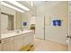 Clean bathroom with updated vanity and shower/tub combo at 6223 90Th Avenue E Cir, Parrish, FL 34219