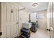 Convenient laundry room with washer, dryer and utility sink at 6223 90Th Avenue E Cir, Parrish, FL 34219