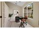 Bright home office with large window and stylish decor at 6223 90Th Avenue E Cir, Parrish, FL 34219