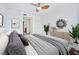 Stylishly decorated bedroom featuring a modern design, neutral tones, and plenty of natural light at 800 N Tamiami Trl # 307, Sarasota, FL 34236