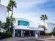 Modern building exterior with palm trees at 800 N Tamiami Trl # 307, Sarasota, FL 34236