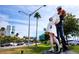 Iconic statue of Unkissing Sailor in front of road at 800 N Tamiami Trl # 307, Sarasota, FL 34236