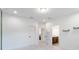 Bedroom with white walls and a door to a bathroom at 13148 Bliss Loop, Bradenton, FL 34211