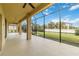 Spacious screened patio with backyard view at 13148 Bliss Loop, Bradenton, FL 34211