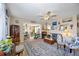 Comfortable living room with a cozy seating area and hardwood floors at 2057 Garden Pkwy, Bradenton, FL 34205