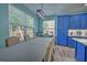 Kitchen dining area with large table and view of backyard at 228 36Th Ne St, Bradenton, FL 34208
