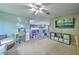 Spacious loft area with plenty of room for a home office and play area at 228 36Th Ne St, Bradenton, FL 34208