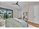View of balcony in main bedroom at 2425 Floyd St, Sarasota, FL 34239