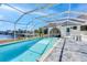 Relaxing pool area with water views at 2711 W Marion Ave, Punta Gorda, FL 33950