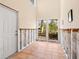 A laundry room undergoing renovation with an exterior door at 4865 Featherbed Ln, Sarasota, FL 34242