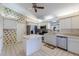 Kitchen with stainless steel appliances and an island at 5502 Garden Lakes Oak, Bradenton, FL 34203