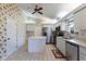 Kitchen with stainless steel appliances and an island at 5502 Garden Lakes Oak, Bradenton, FL 34203