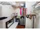 Well-organized closet with shelving and hanging rods at 6016 28Th W St # 6016, Bradenton, FL 34207