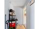 Hallway with storage and access to other rooms at 1501 14Th W Ave, Bradenton, FL 34205