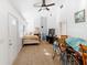 Bright bedroom with wood floors and a ceiling fan at 1501 14Th W Ave, Bradenton, FL 34205