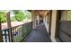 Outdoor hallway with balcony access, overlooking the community at 2808 60Th W Ave # 626, Bradenton, FL 34207