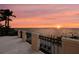 Serene waterfront view from a private balcony at sunset at 309 Ringling Point Dr, Sarasota, FL 34234