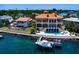 Waterfront home featuring a pool, private dock, and charming guest house at 309 Ringling Point Dr, Sarasota, FL 34234