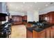 Spacious kitchen featuring granite countertops and stainless steel appliances at 309 Ringling Point Dr, Sarasota, FL 34234