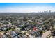 Wide aerial view of the property and surrounding houses at 3535 16Th N St, St Petersburg, FL 33704