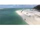 Aerial view of beach with people enjoying the sand and water at 4767 Independence Dr # 4767, Bradenton, FL 34210