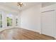 Bright office with wood floors and large windows at 5156 Little Brook Ct, Sarasota, FL 34238