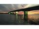 Scenic bridge over water at sunset at 7917 Broadmoor Pines Blvd, Sarasota, FL 34243
